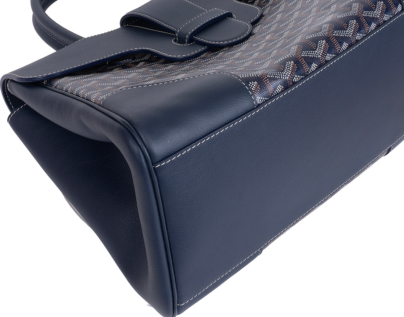 Goyard Blue Saigon Tote Bag