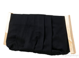 Dolce & Gabbana Miss Lady Black Satin Clutch