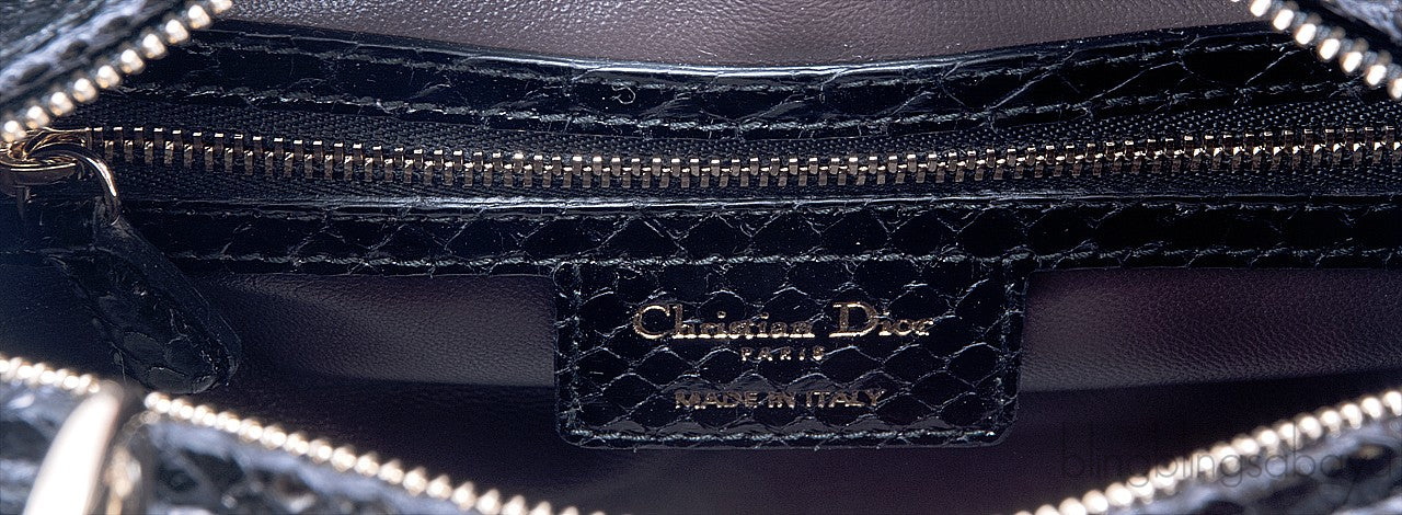 Lady Dior Royal Python Beige & Gold