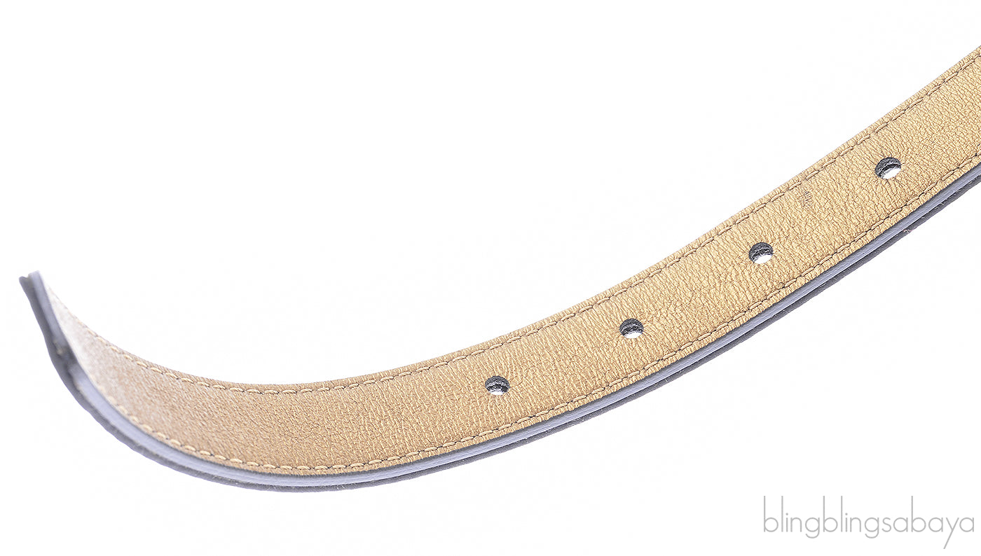 Logo Floral Crystal Belt*