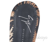 Giuseppe Zanotti Leopard Print Satin Mule Slides
