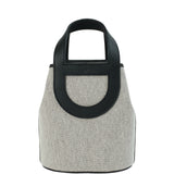 Hermes In-the-Loop 18 Ecru/Black Canvas & Black Swift Leather PHW