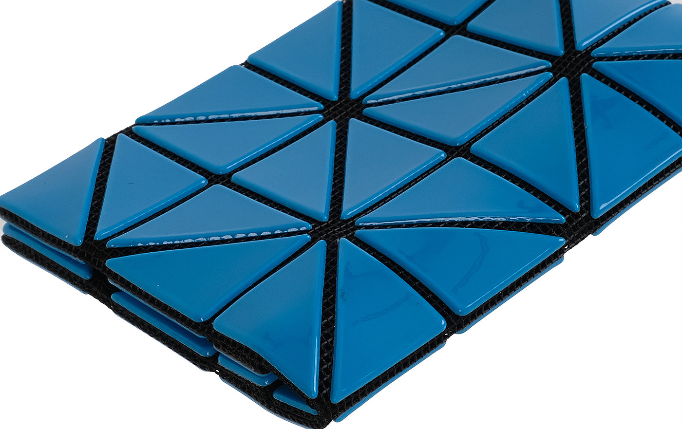 Bao Bao Issey Miyake Blue Geometric Card Holder