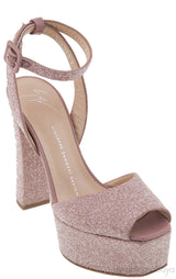 Pink Blush Lavina Platform Heels