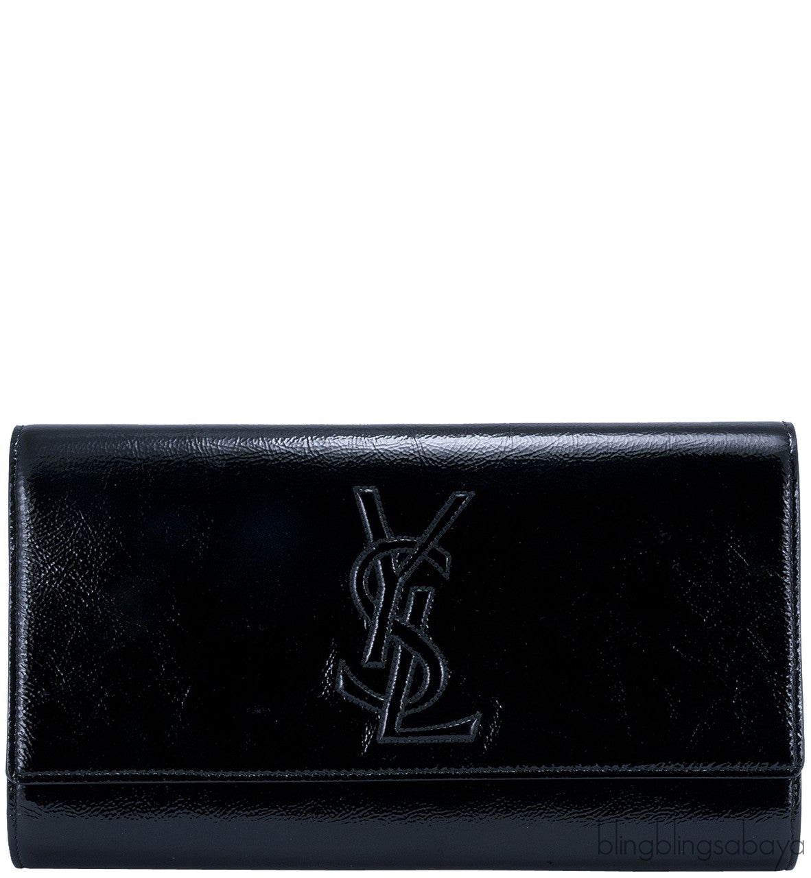 Black Patent Leather Clutch