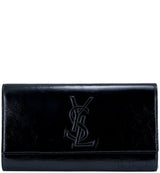 Black Patent Leather Clutch