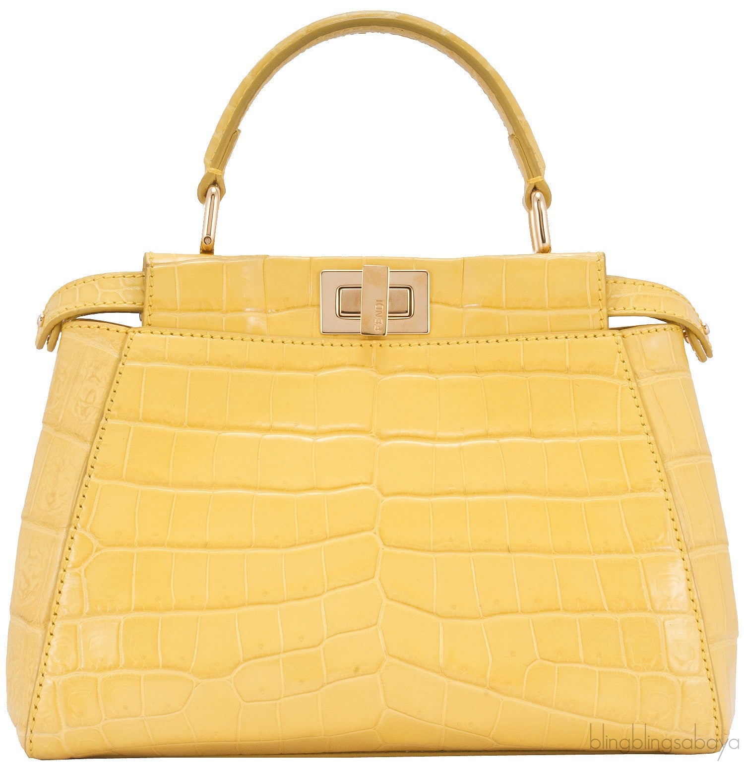 Mini Yellow Crocodile Peekaboo