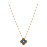 Van Cleef & Arpels Vintage Alhambra Blue Grey Sevres Porcelain Holiday Pendant 2026