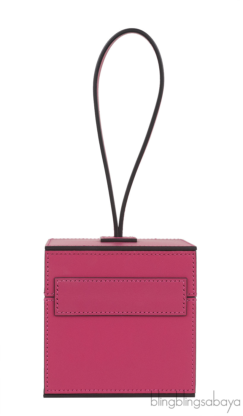 Mini Vanity Case Fuchsia Clutch Bag