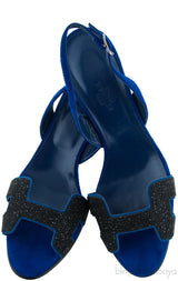 Night 70 Blue Slingback Sandals