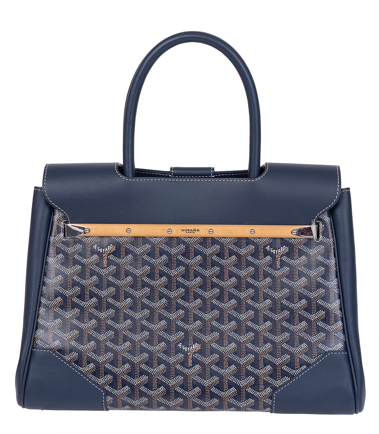Goyard Blue Saigon Tote Bag