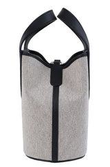 Hermes In-the-Loop 18 Ecru/Black Canvas & Black Swift Leather PHW
