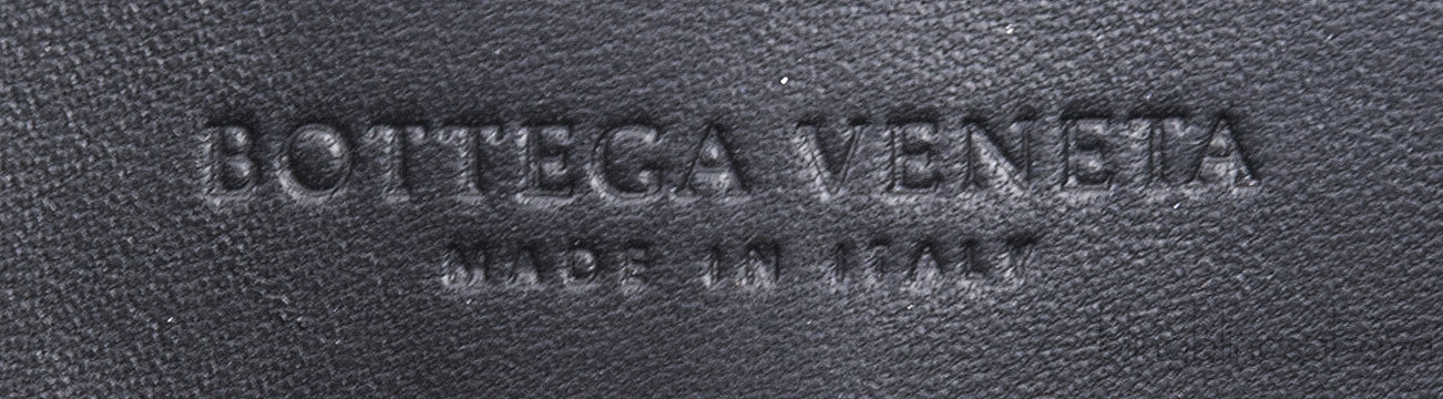 Bottega Veneta Black Intrecciato Leather & Python Handbag