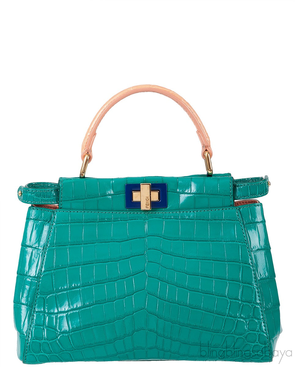Tricolor Crocodile Mini Peekaboo