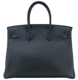 Birkin 35 Black Togo GHW