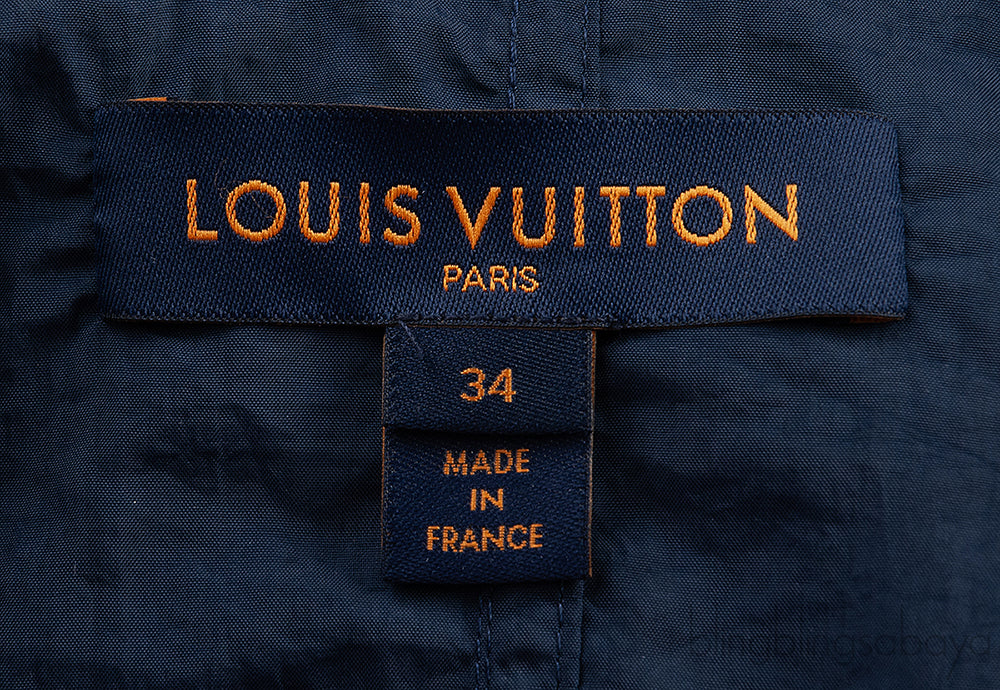 Louis Vuitton Blue Broderie Monogram Jacket
