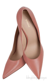 Old Rose Pointed Toe Heels