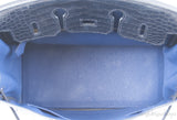 Hermes Birkin 25 Touch Blue Marine Matte Alligator and Blue Sapphire Taurillon Novillo GHW