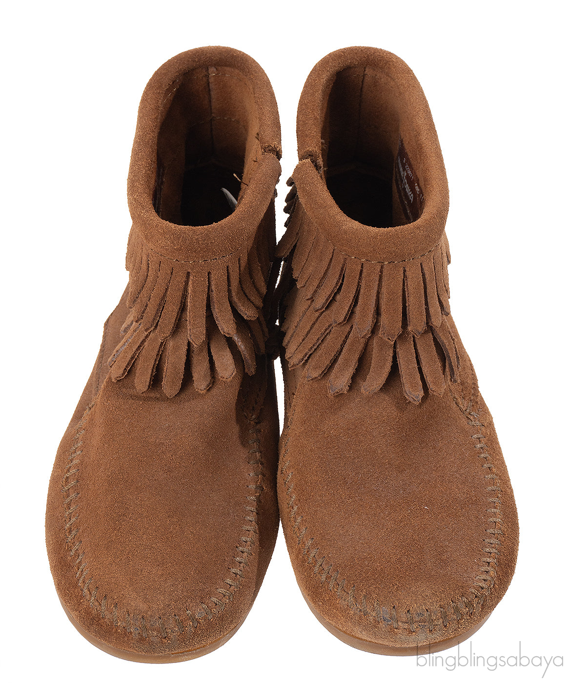 Minnetonka Double Fringe Moccasin Boots