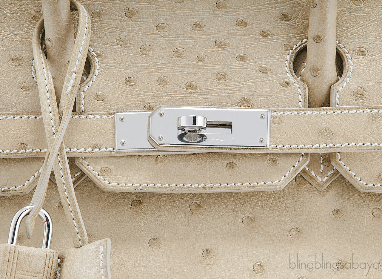 Birkin 30 Parchemin Ostrich
