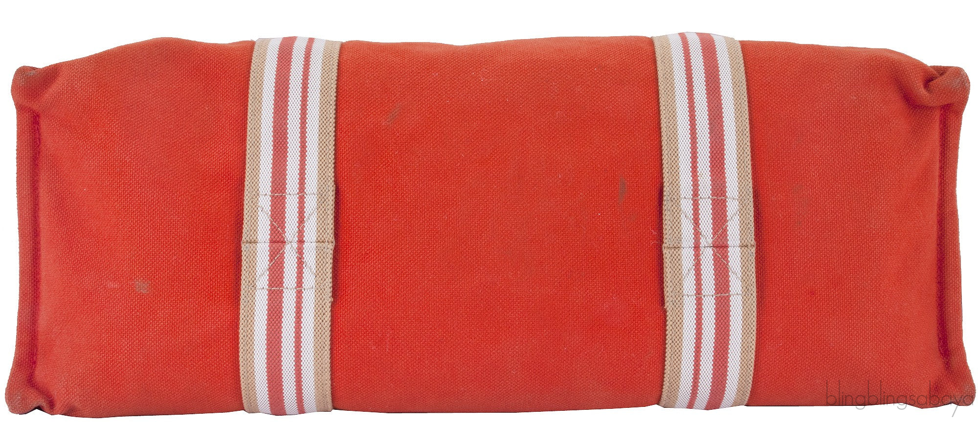 Orange Cotton Canvas Tote