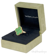 Magic Alhambra Malachite Ring