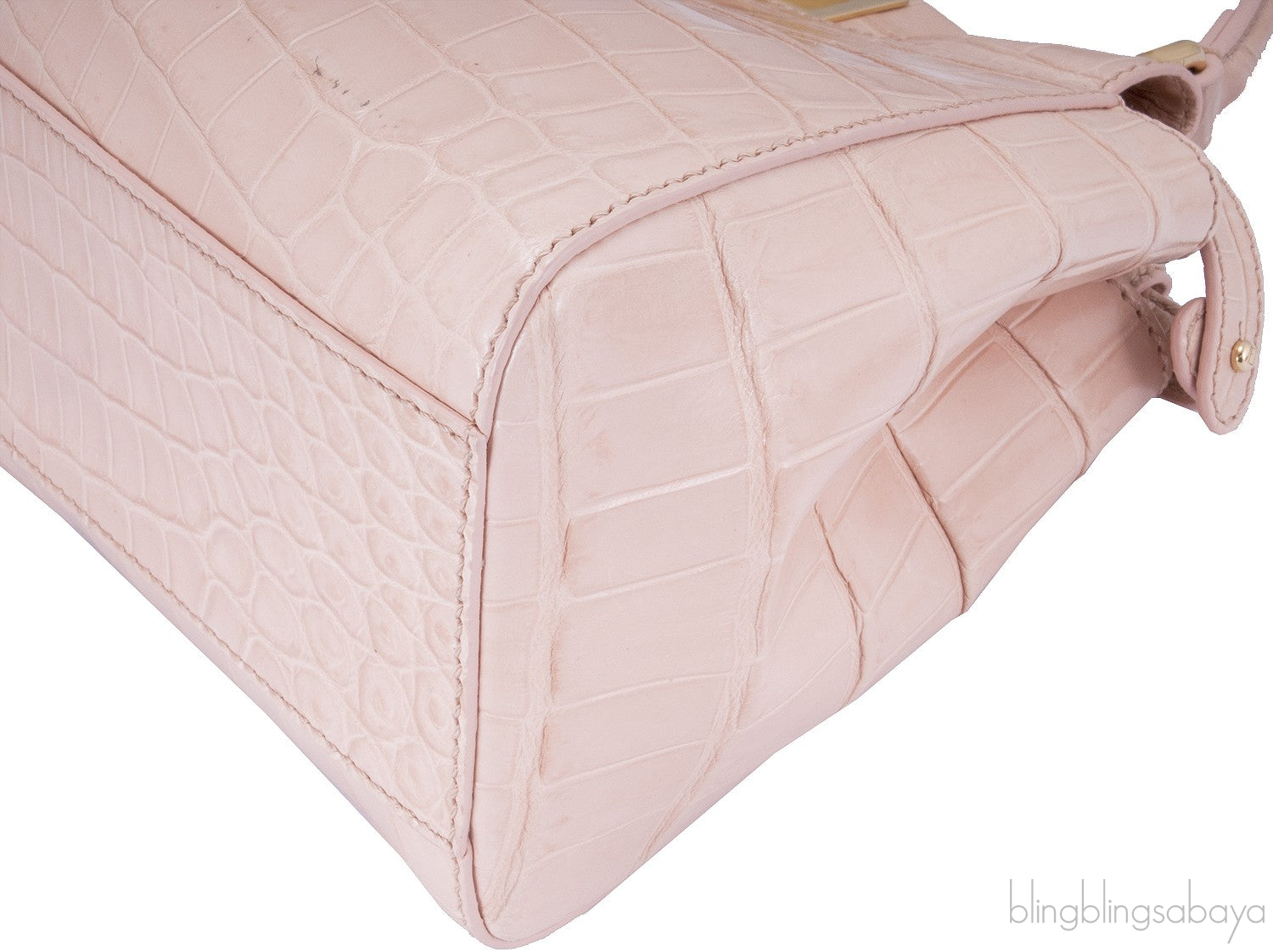 Mini Baby Pink Crocodile Peekaboo