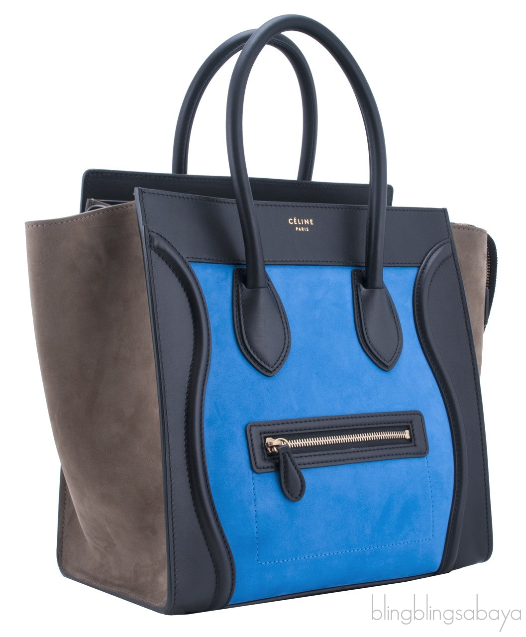Mini Luggage Tricolor Blue