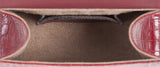 Leia Red Croc Print Mini Bag
