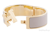 Clic Clac H Wide Bracelet Etoupe
