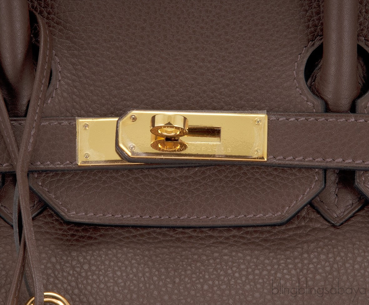 Birkin 35 Choco Brown Togo GHW