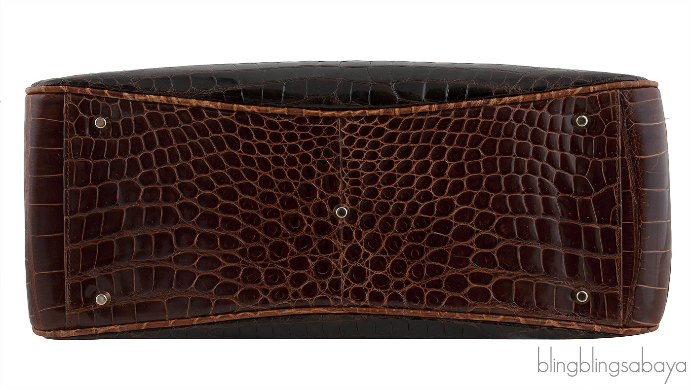 Lana Marks Positano Alligator Bag