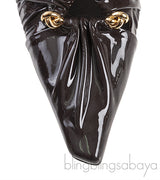 Bottega Veneta Fondant Patent Leather Bunny Mules 38.5