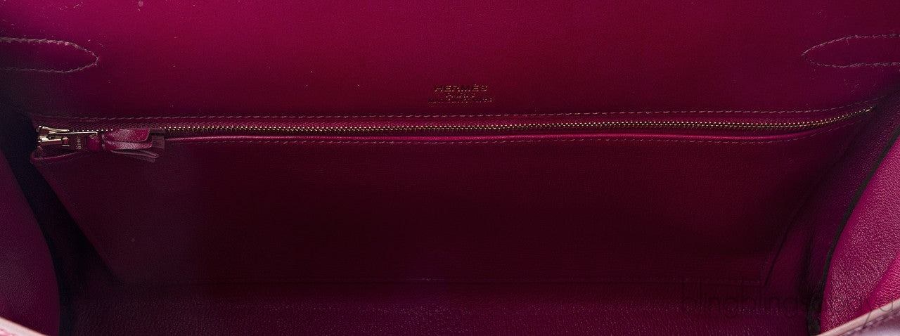 Kelly 35 Ghillies Rubis Tadelakt