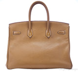 Birkin 35 Gold Taurillon Clem