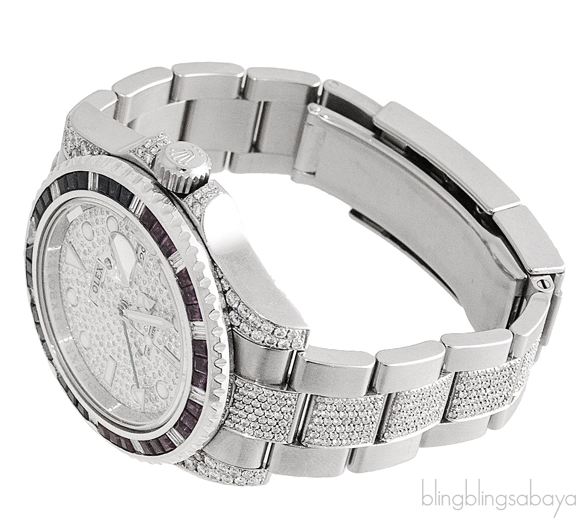 GMT MASTER II Custom Diamond Watch