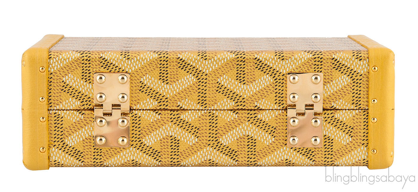 Mini Minaudiere Trunk Yellow