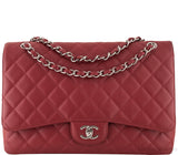 Red Caviar Maxi Flap Bag