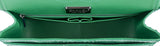 Chanel Classic Jumbo CC Emerald Green Python Flap Bag
