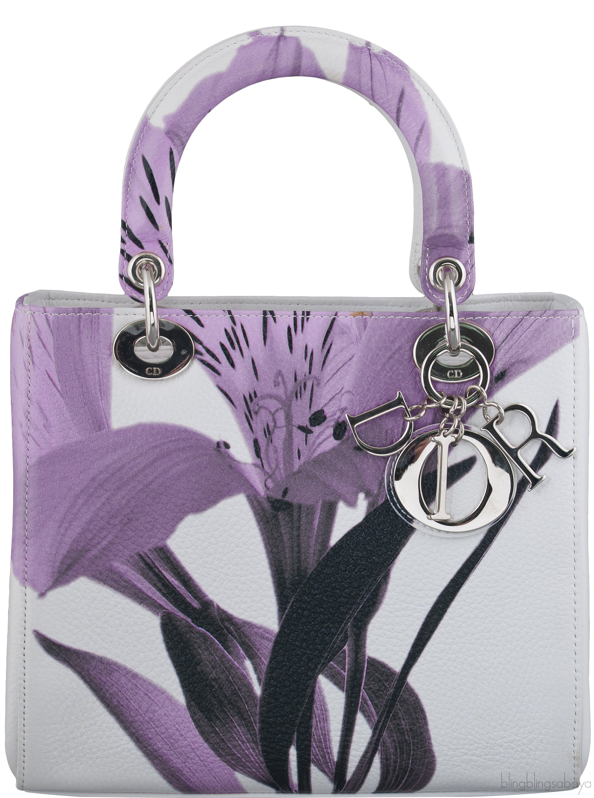 Lady Dior White Floral Print