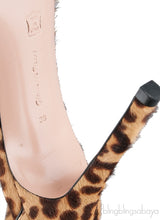 Portifino Leopard Calf Hair Sandals