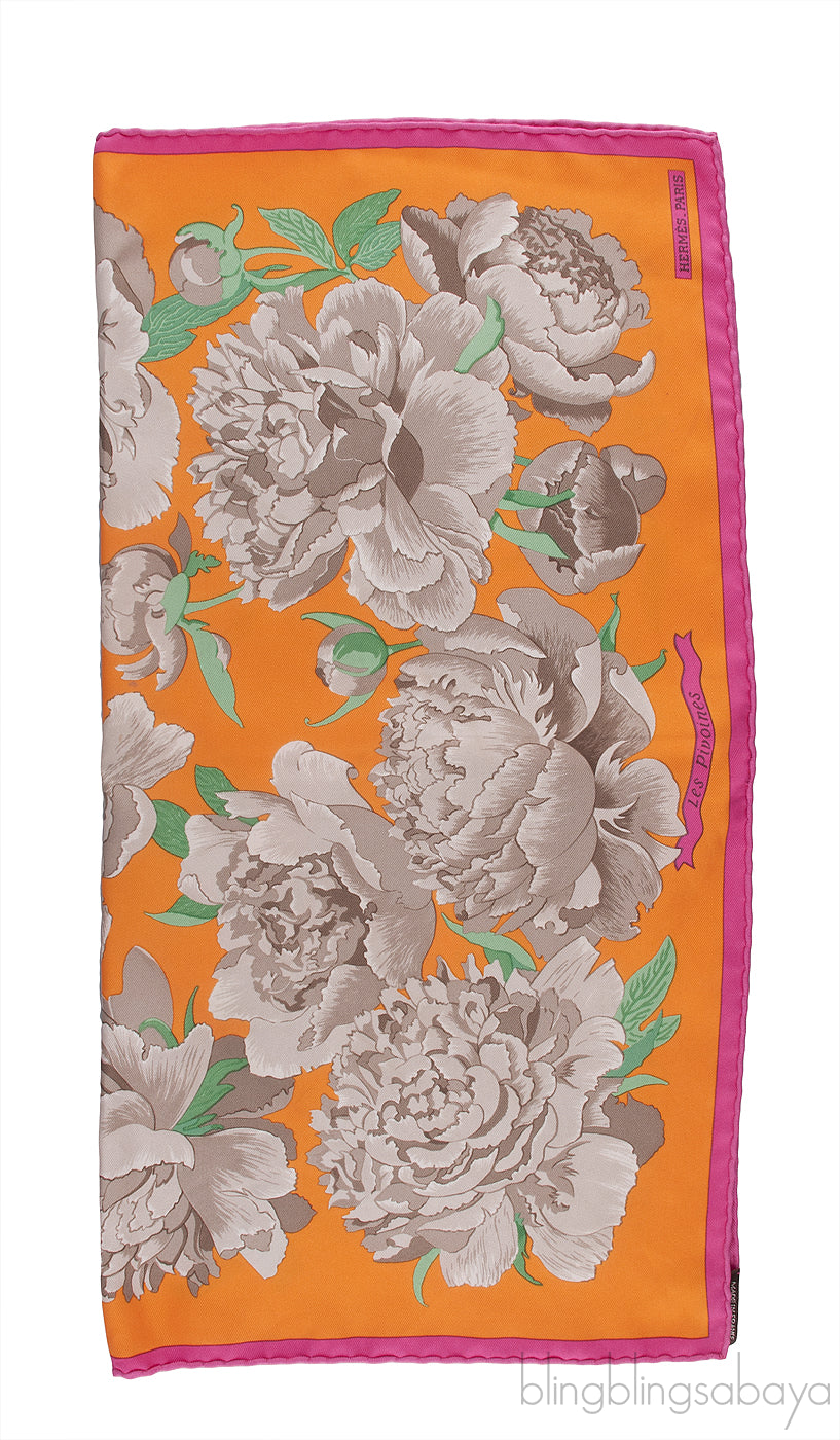 Printed Scarf & Chain d\'Ancre Scarf Ring