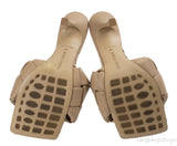 Bottega Veneta Nude Lido Intrecciato Square Toe Mule 38