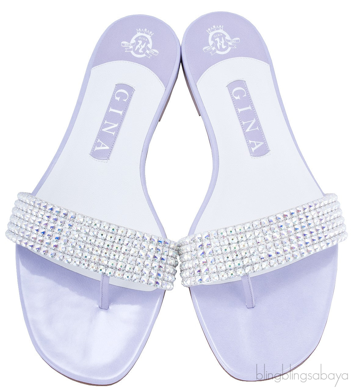 Cassia Lavander Crystal Flat