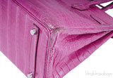 Birkin 30 Fuschia Pink Crocodile
