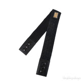 Dolce & Gabbana Black Elastic Waist Belt