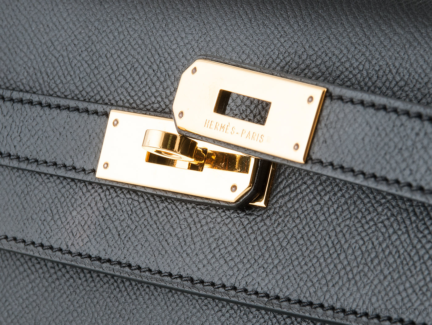 Kelly 35 Black Epsom Sellier GHW