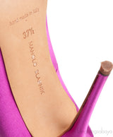 Borlak Fuchsia Satin Heels