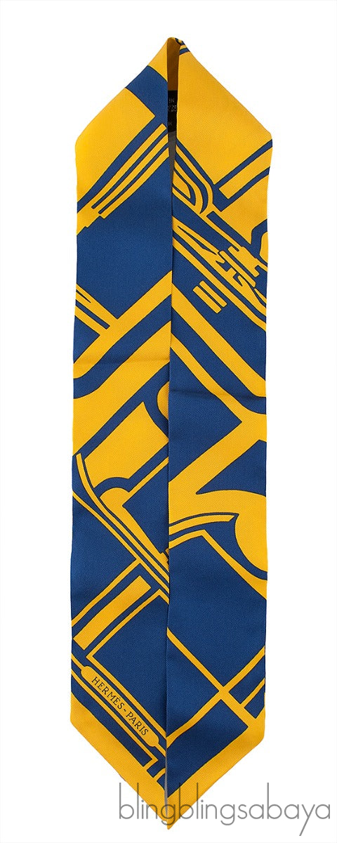 Printed Silk Twilly