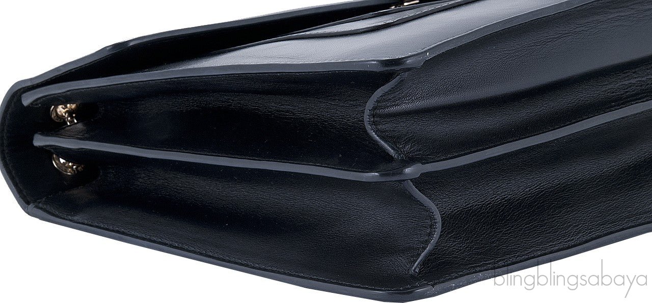 Serpenti Black Shoulder Bag